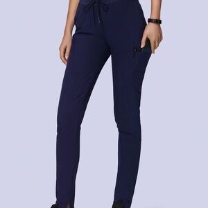 Mandala 6 pocket straight leg scrub pants